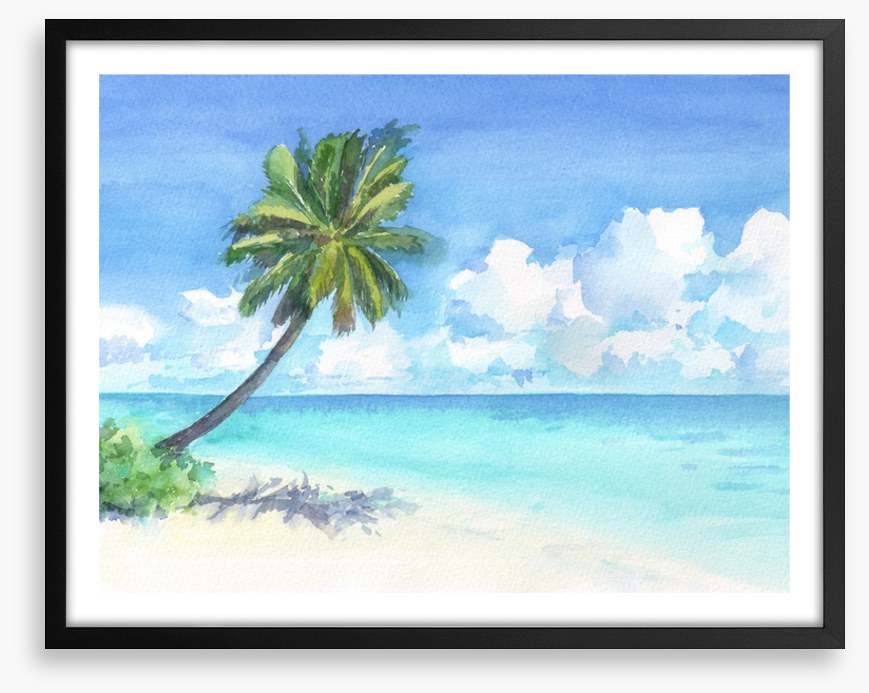 Palm in paradise