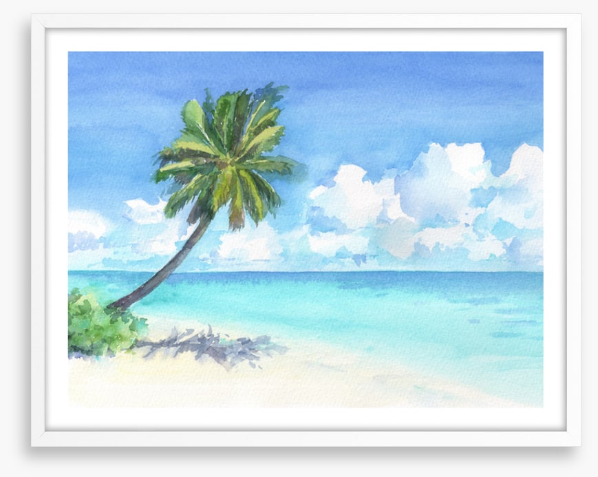Palm in paradise