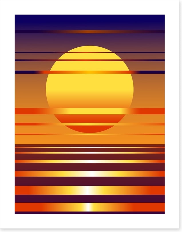 Contemporary sunset