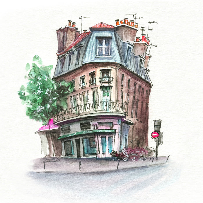 A French facade