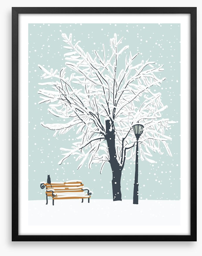 Watching the snow