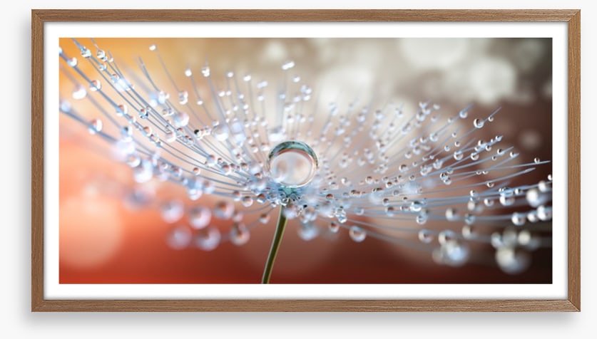 One big dew drop