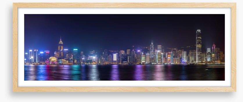 Hong Kong harbour skyline
