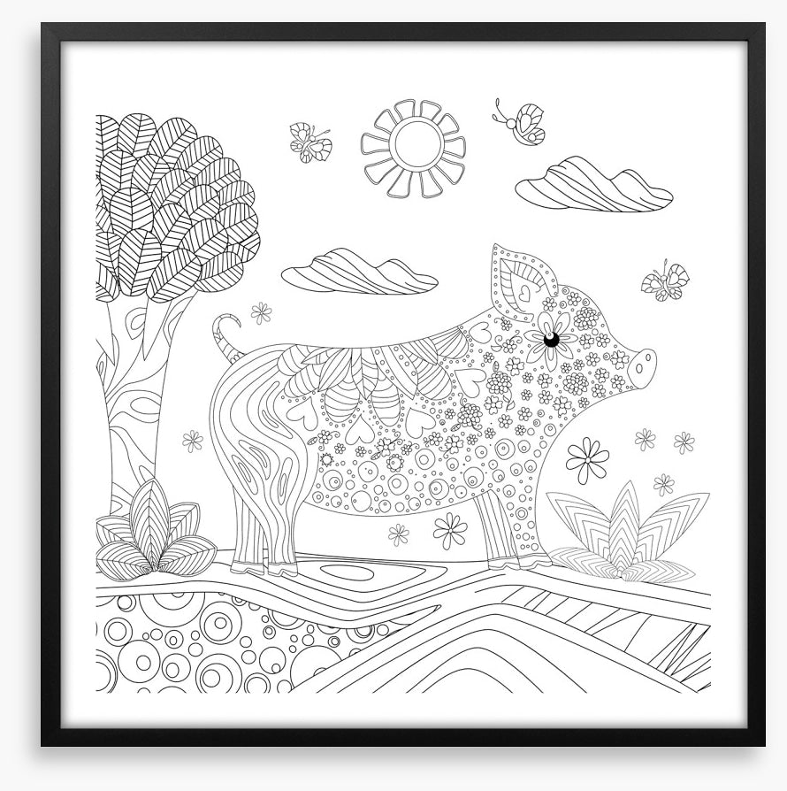 Colour me piglet
