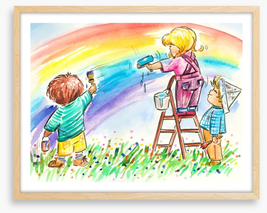 You can paint a rainbow