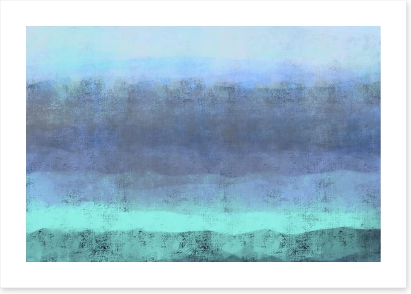 Misty ocean