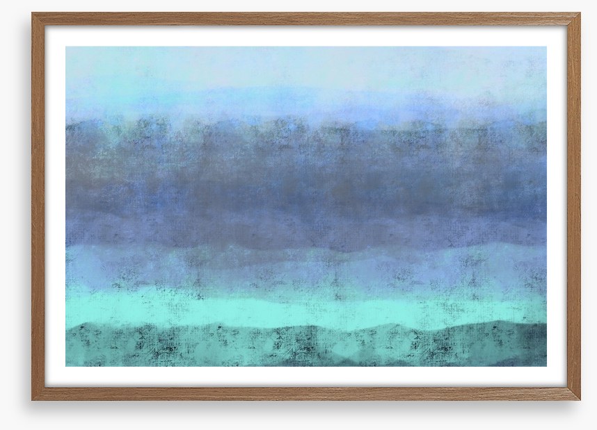 Misty ocean