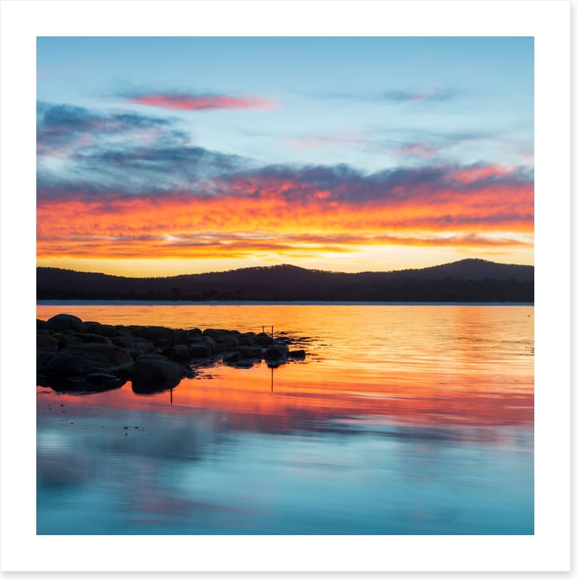 Binalong Bay silhouettes