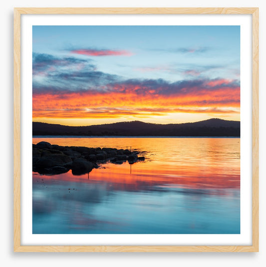 Binalong Bay silhouettes