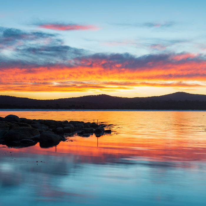 Binalong Bay silhouettes