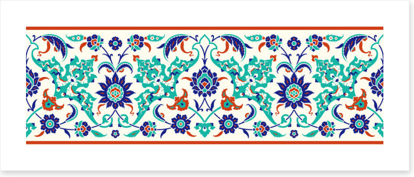 Turkish garden panoramic