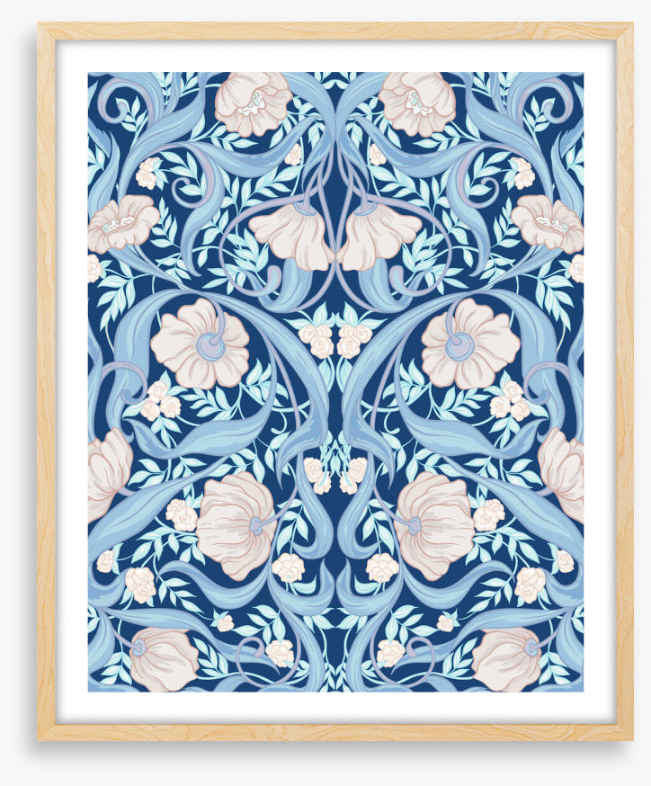 Nouveau in blue