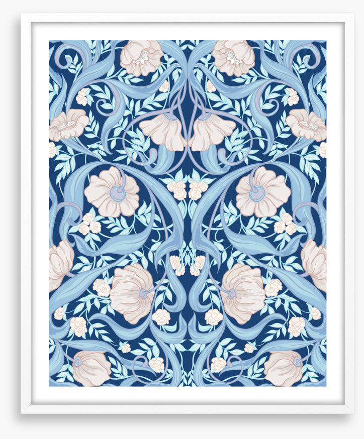 Nouveau in blue