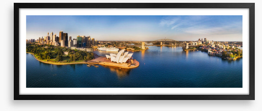 Sydney sights panorama