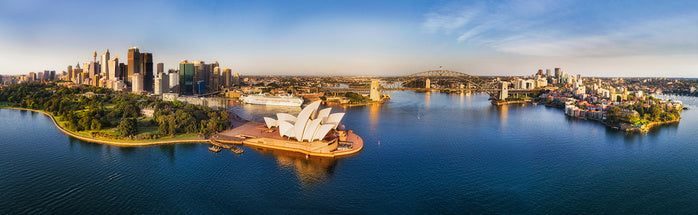 Sydney sights panorama