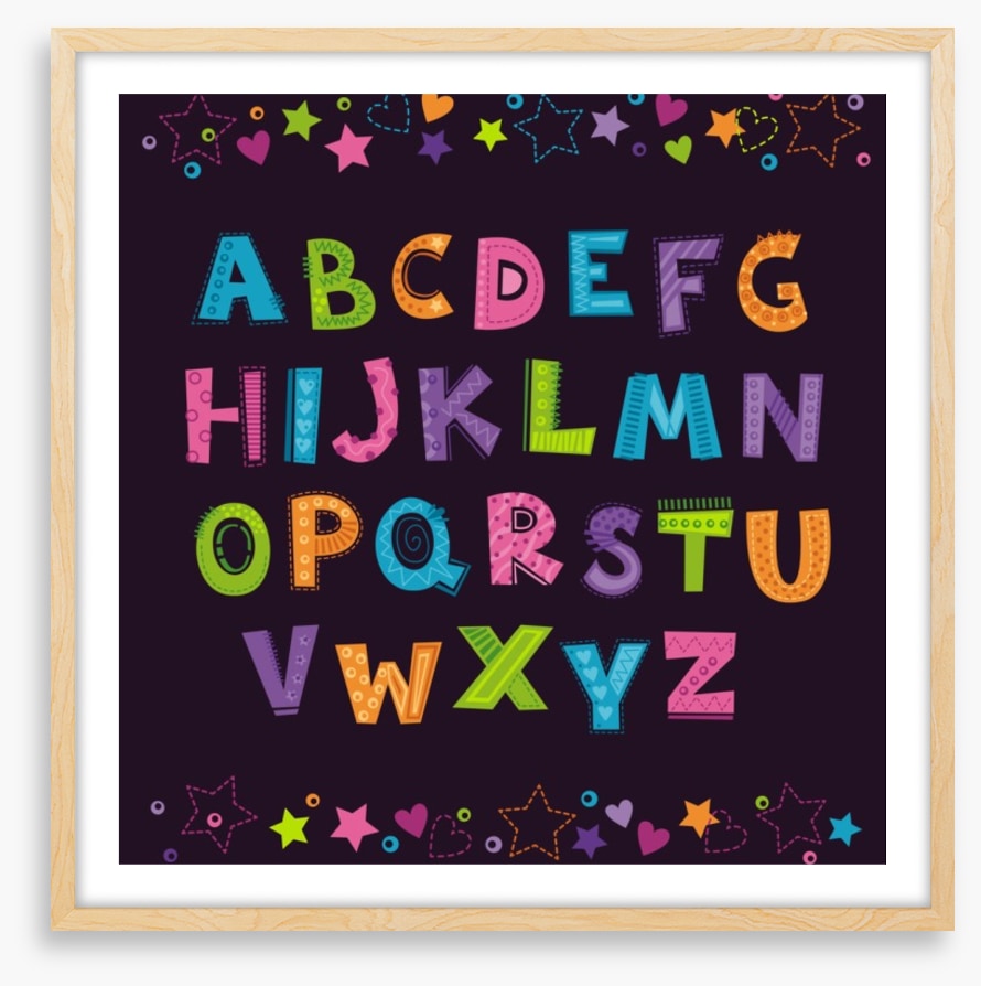 Alphabet and Numbers