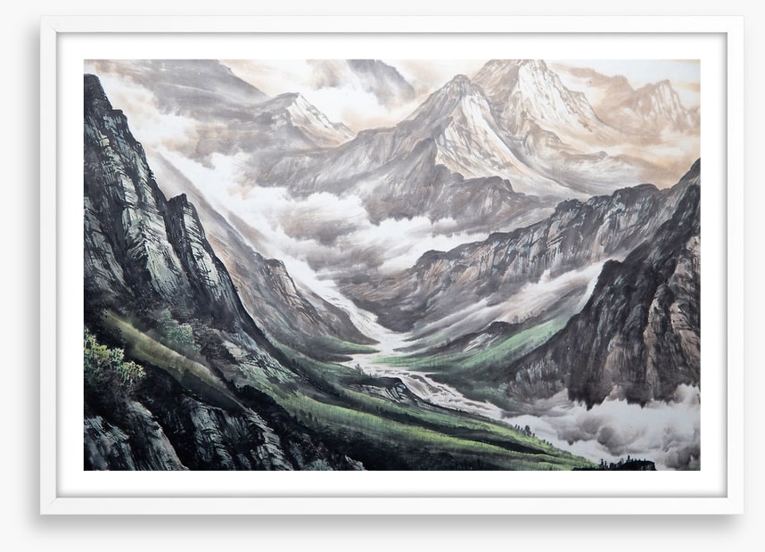 Mistfall in the valley
