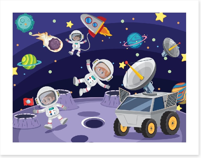 Moon landing mayhem