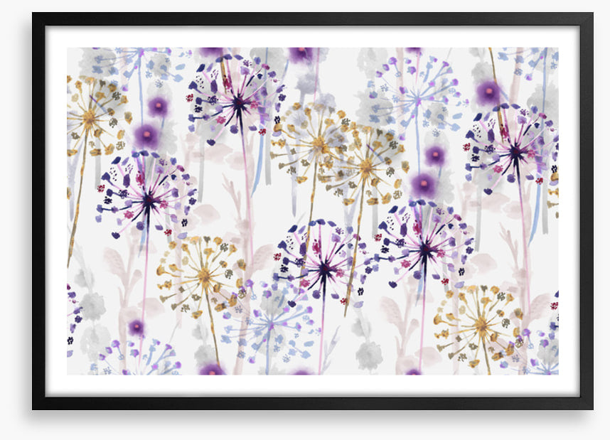 Wild dandelions