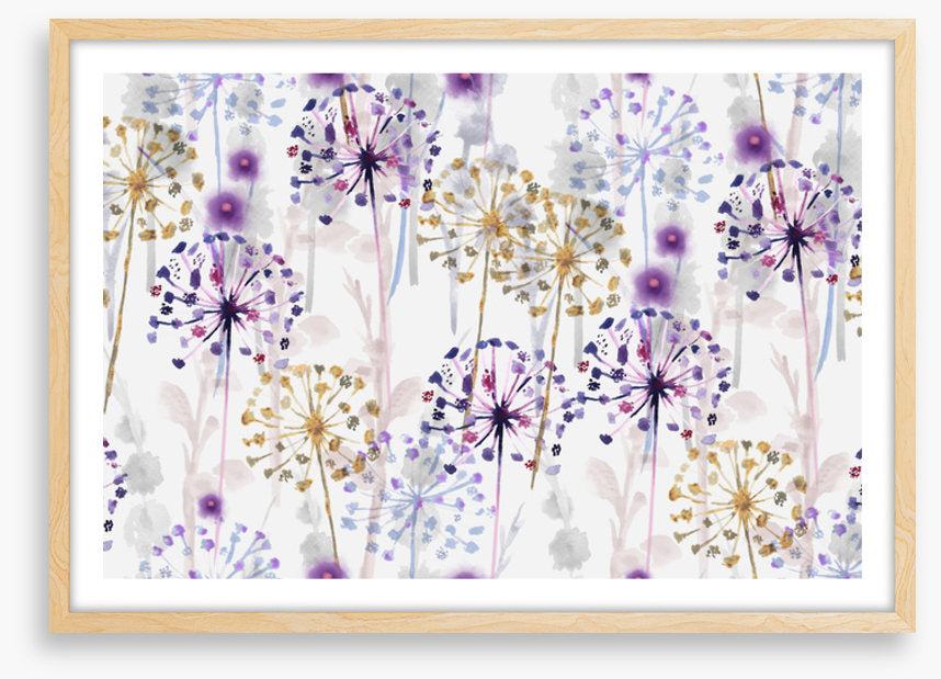 Wild dandelions