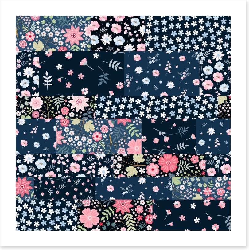 Ditsy nights patchwork