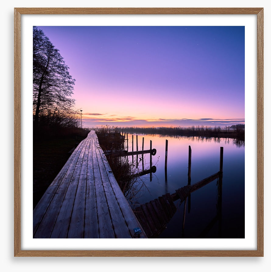 Dusk on the dock