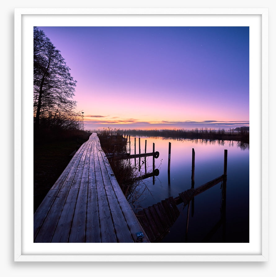 Dusk on the dock