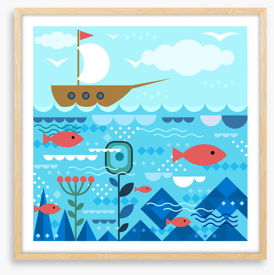 On the open ocean