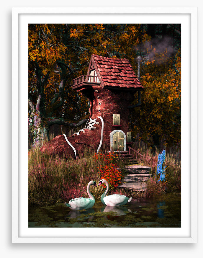 Shoehouse swans