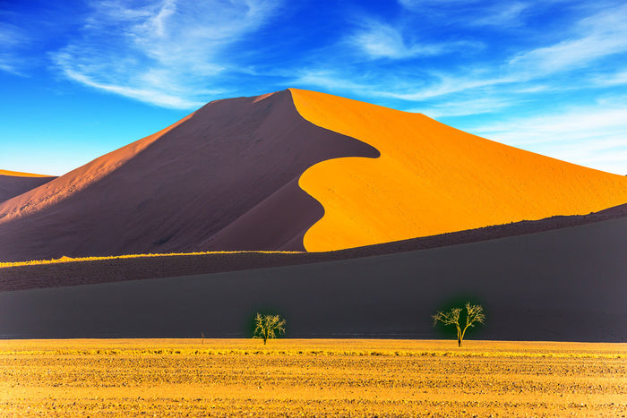 Dunes of light and shadow