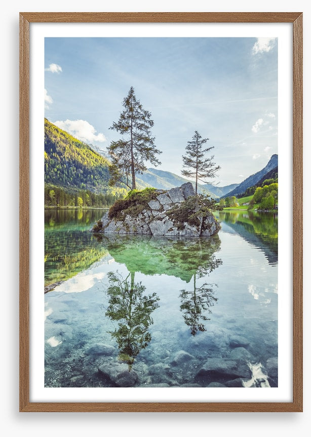 Lake Hintersee island