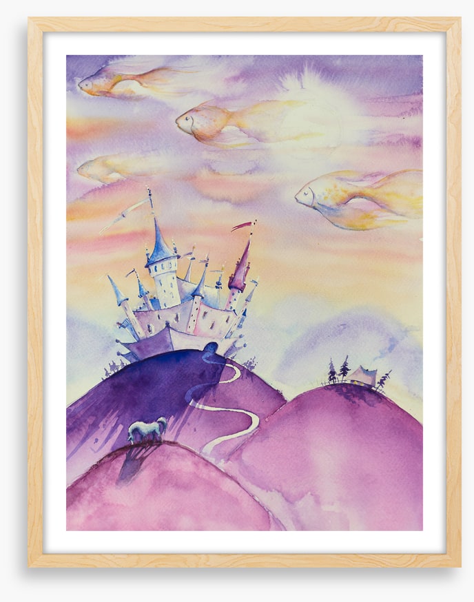 Under a fishy sky