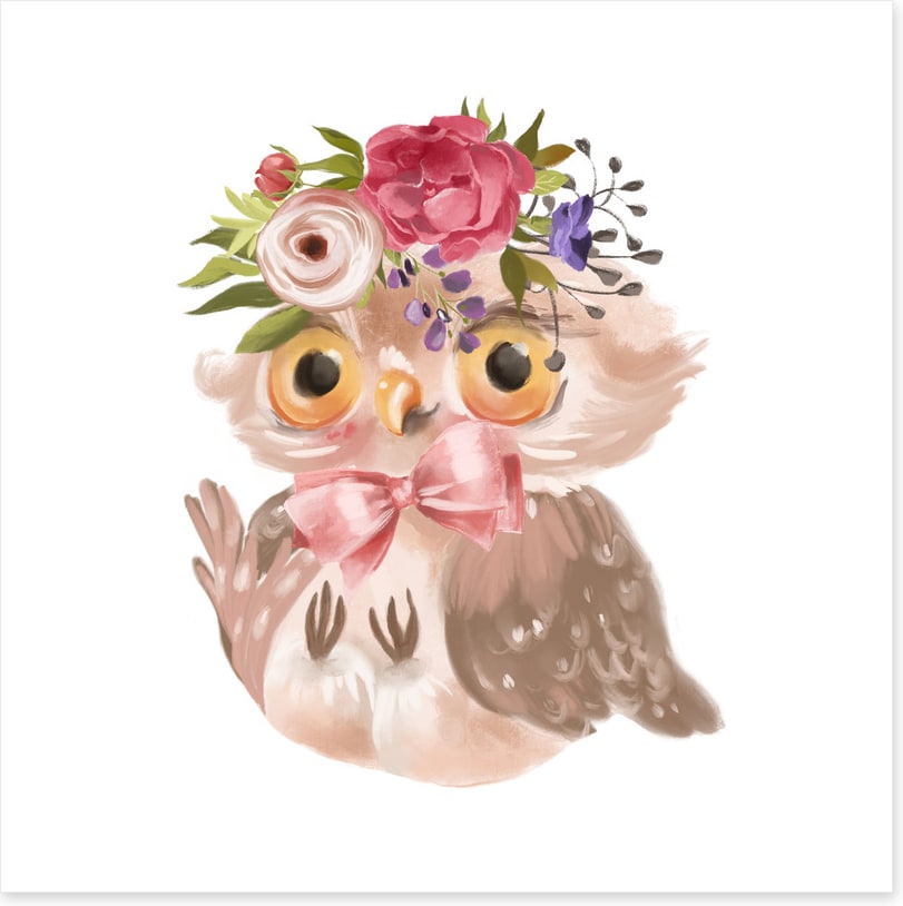 Flower owl fall 2