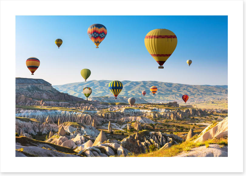 Cruising over Cappadocia