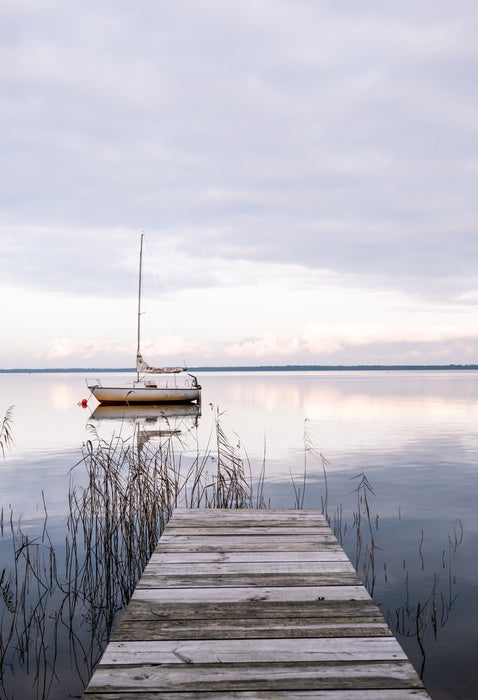 Moored by the dock