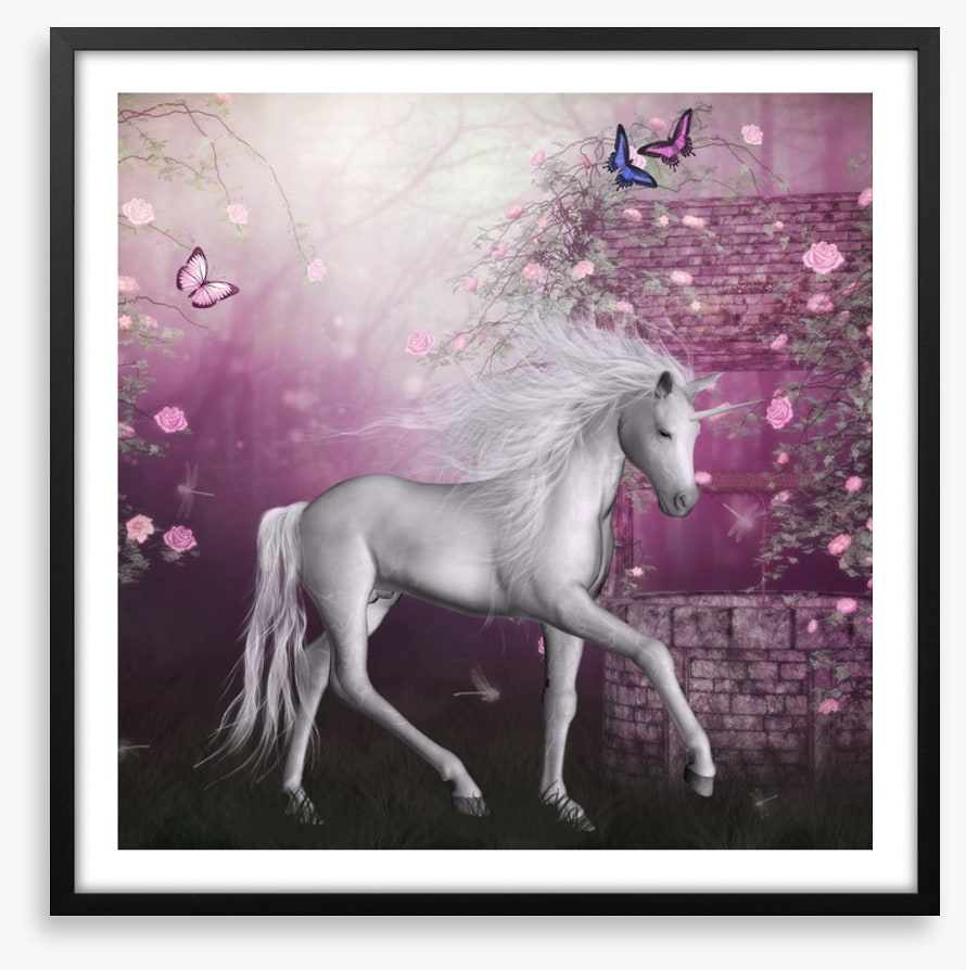 Unicorn by the well