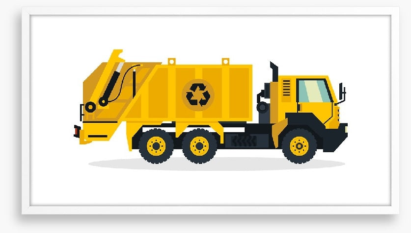 The garbage truck