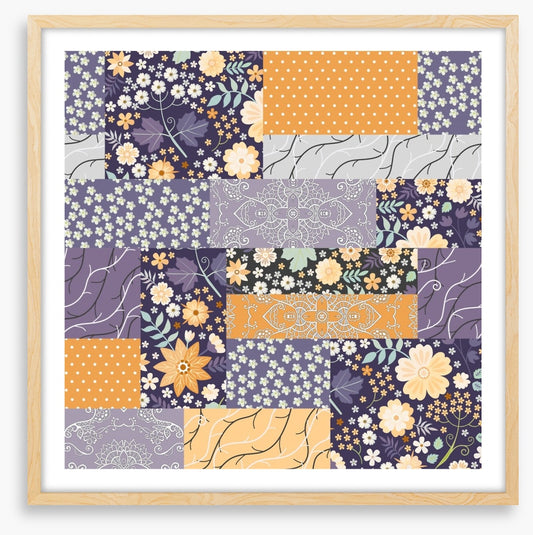 Ditsy branches patchwork