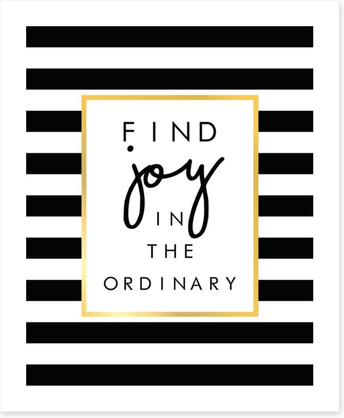 Find joy