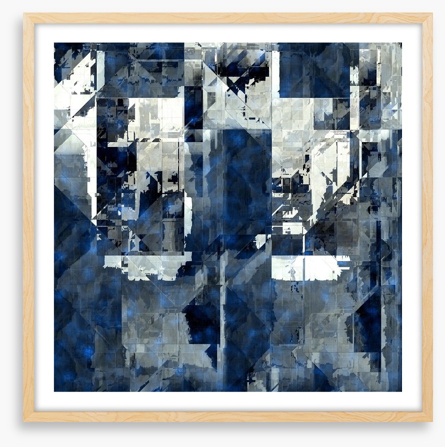 Steely blue