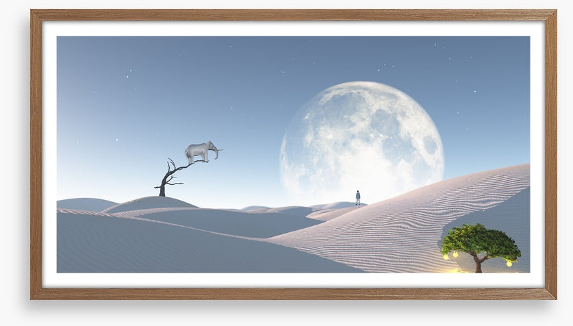 Dunes to the moon