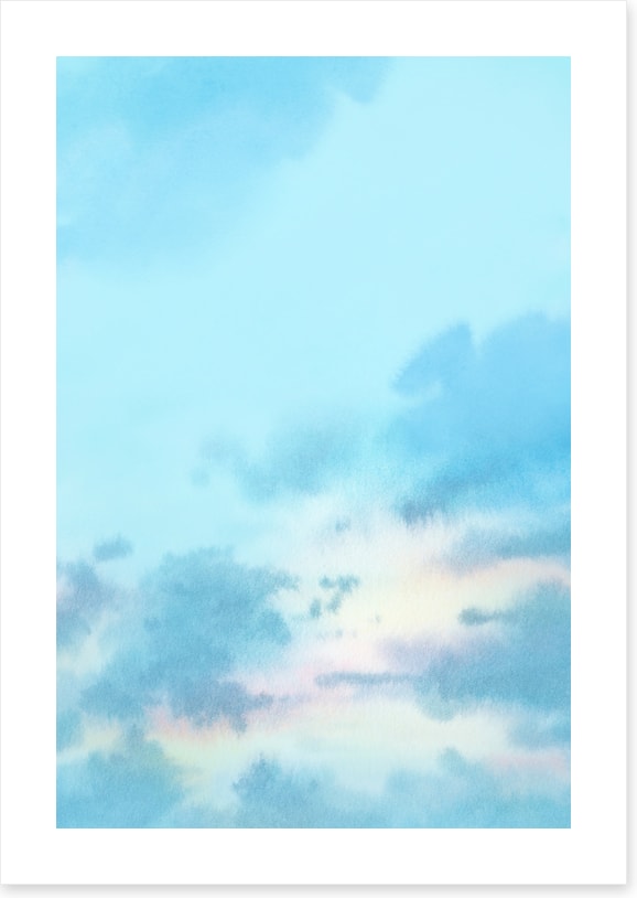 Gap in the clouds