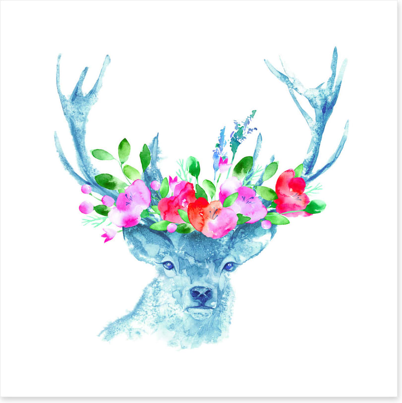 Floral doe