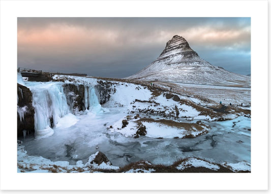 Frozen Kirkjufellsfoss