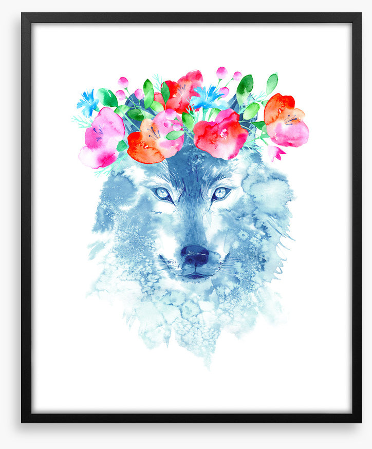 Floral wolf