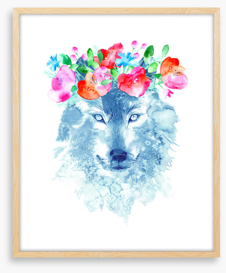 Floral wolf