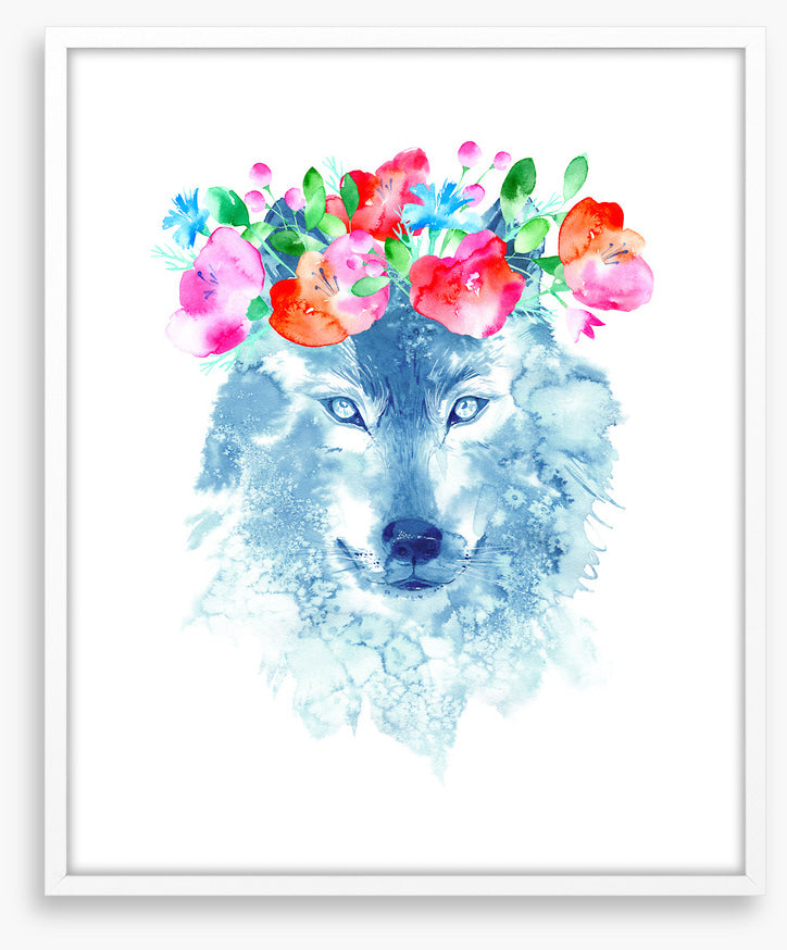 Floral wolf
