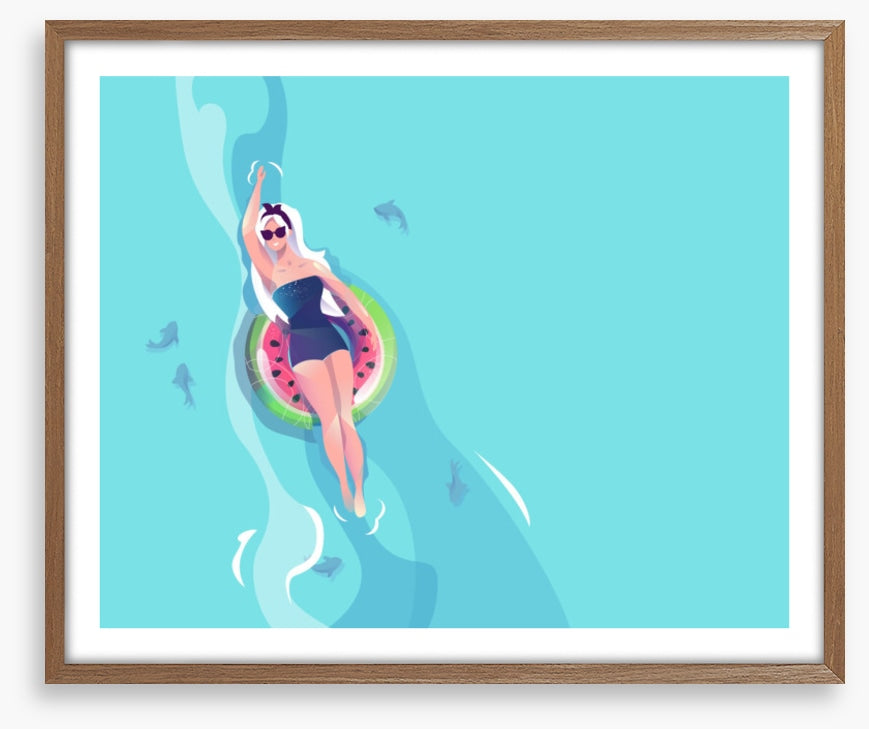 Floating with the fishes