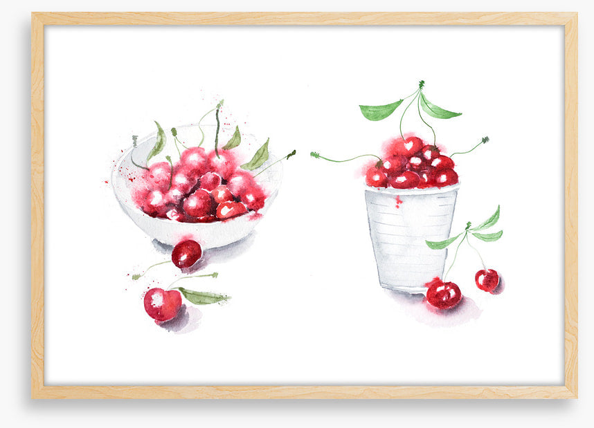 Sweet cherry cups