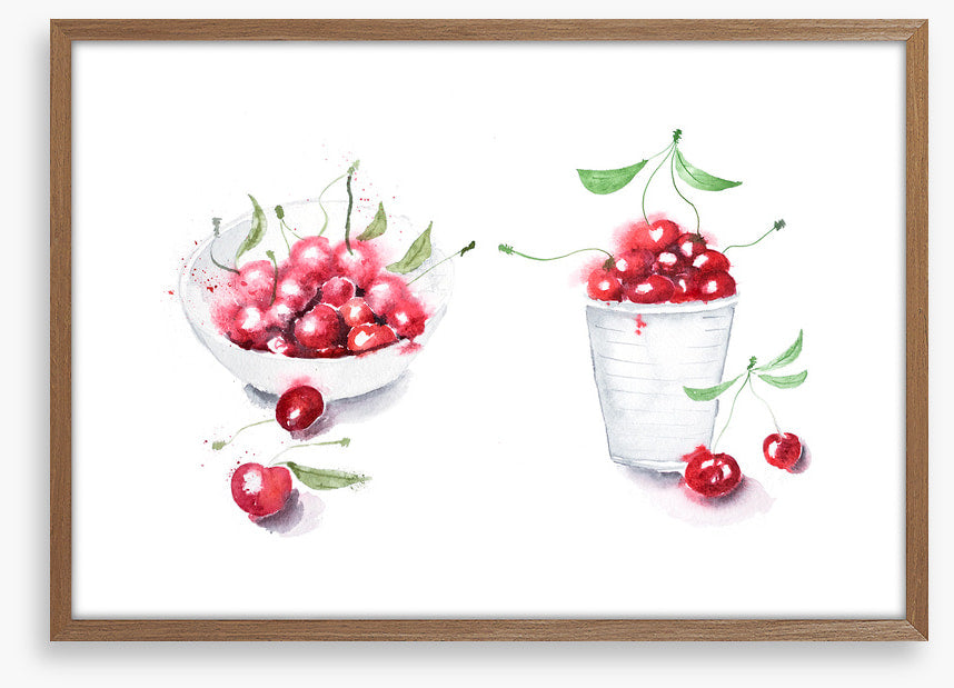 Sweet cherry cups
